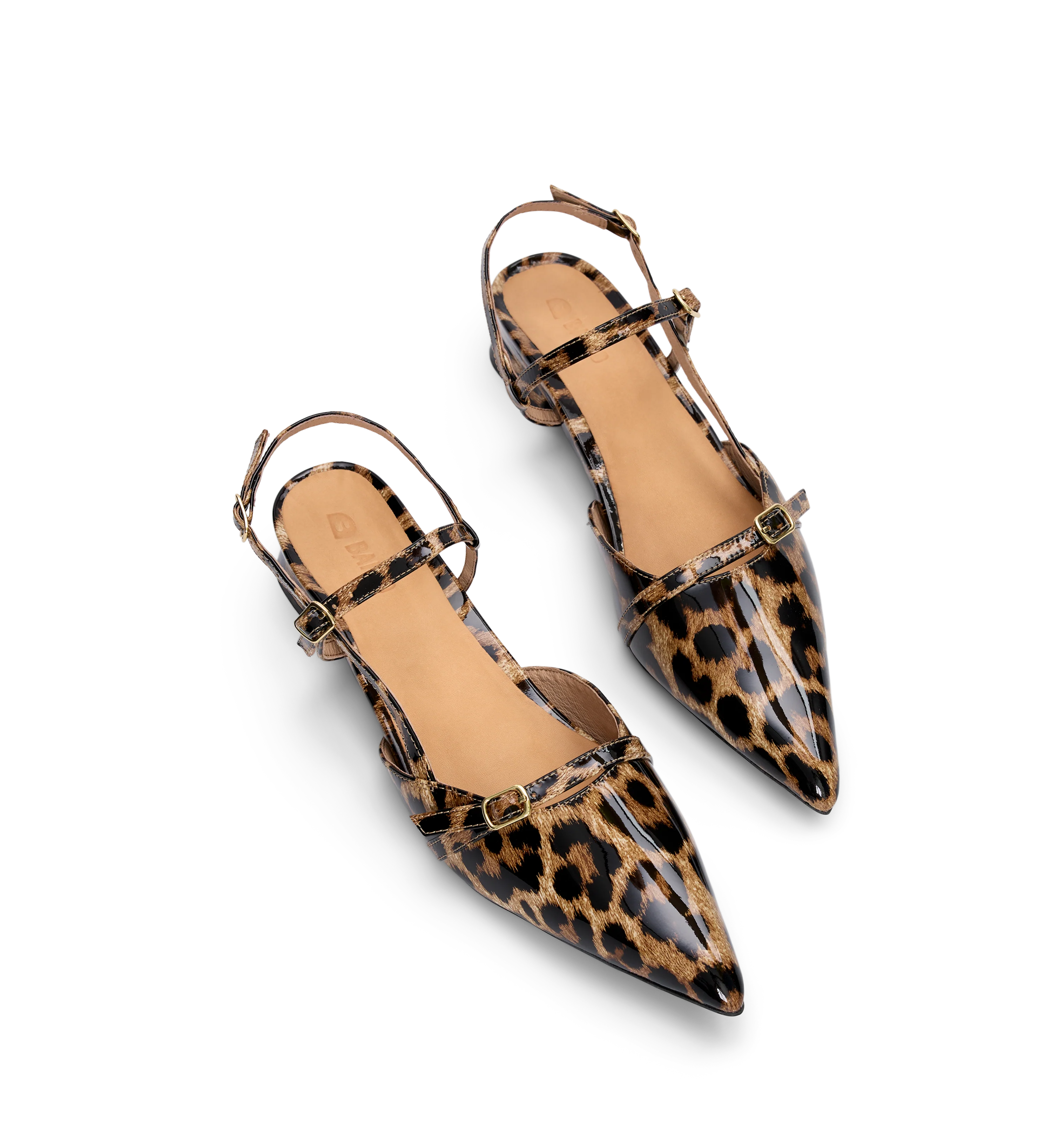 Firecrown 2 Leopard Patent Leather Flats