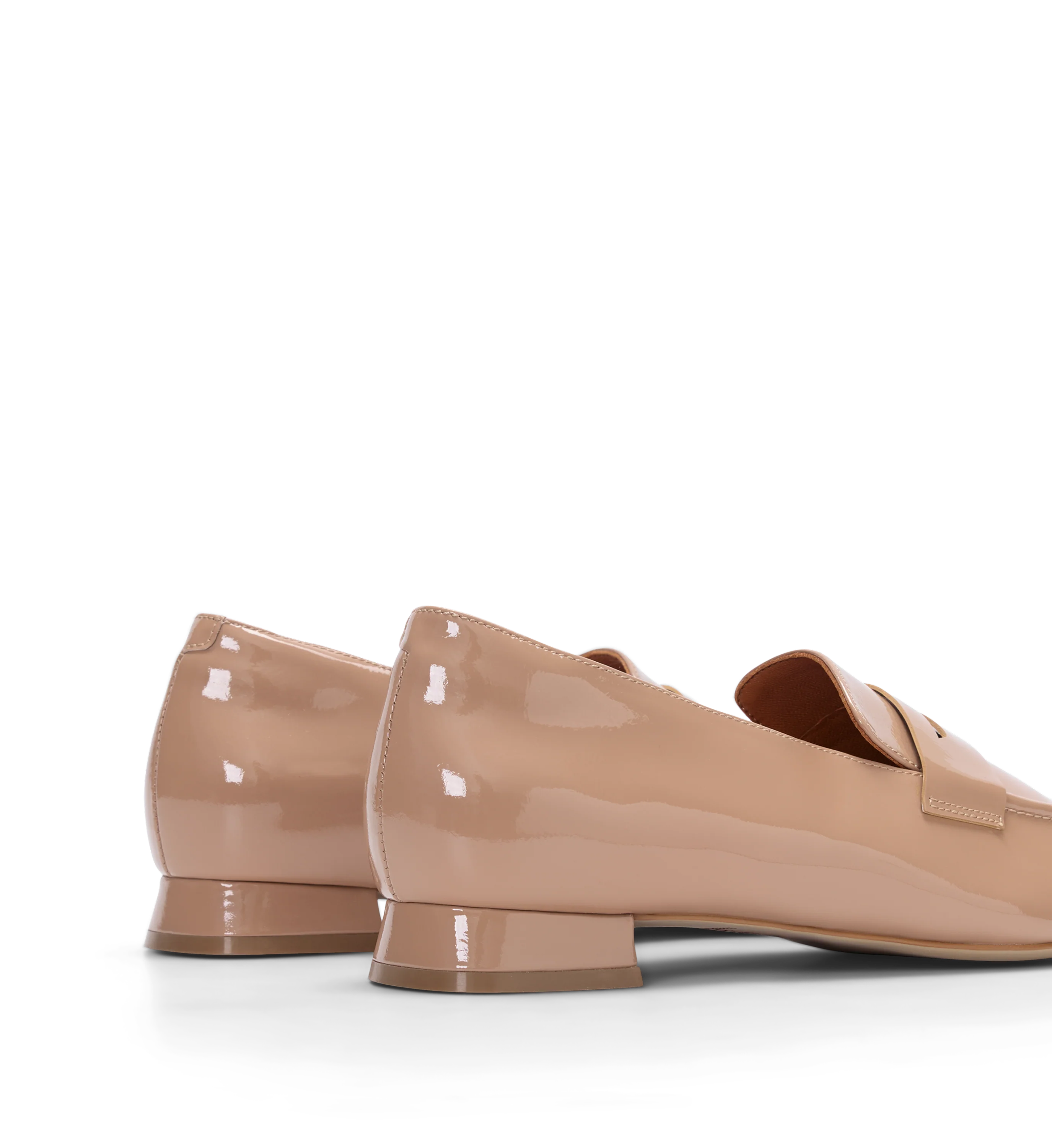 Ninox Dark Blush Patent Leather Loafers