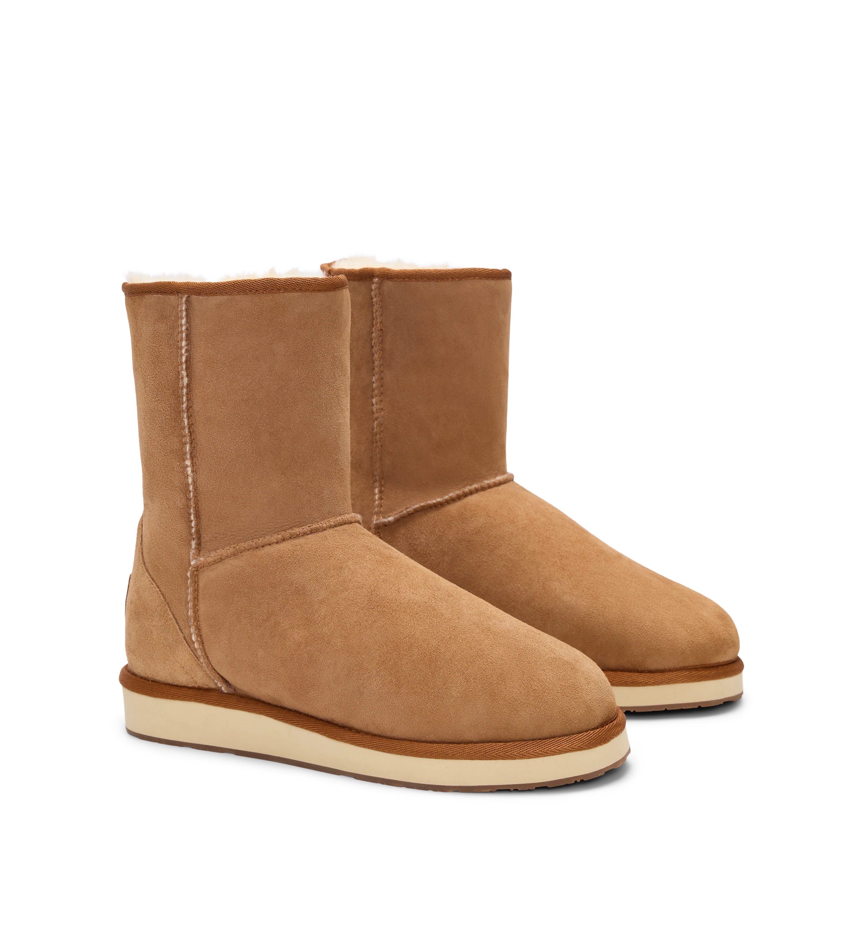 Cerium Classic Home Boot Chestnut Sheepskin Slippers