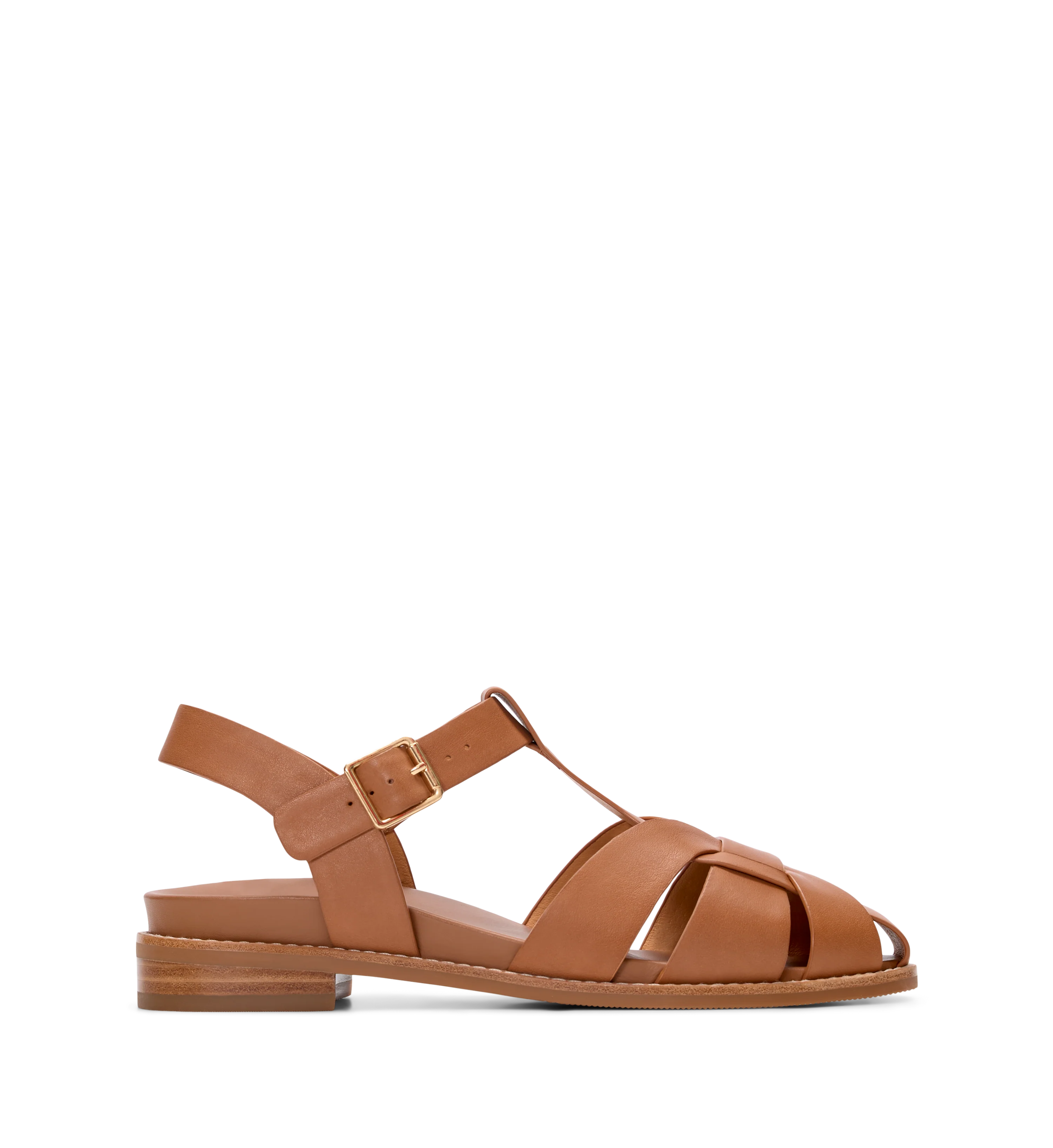 Cettia Tan Leather Casual Flats