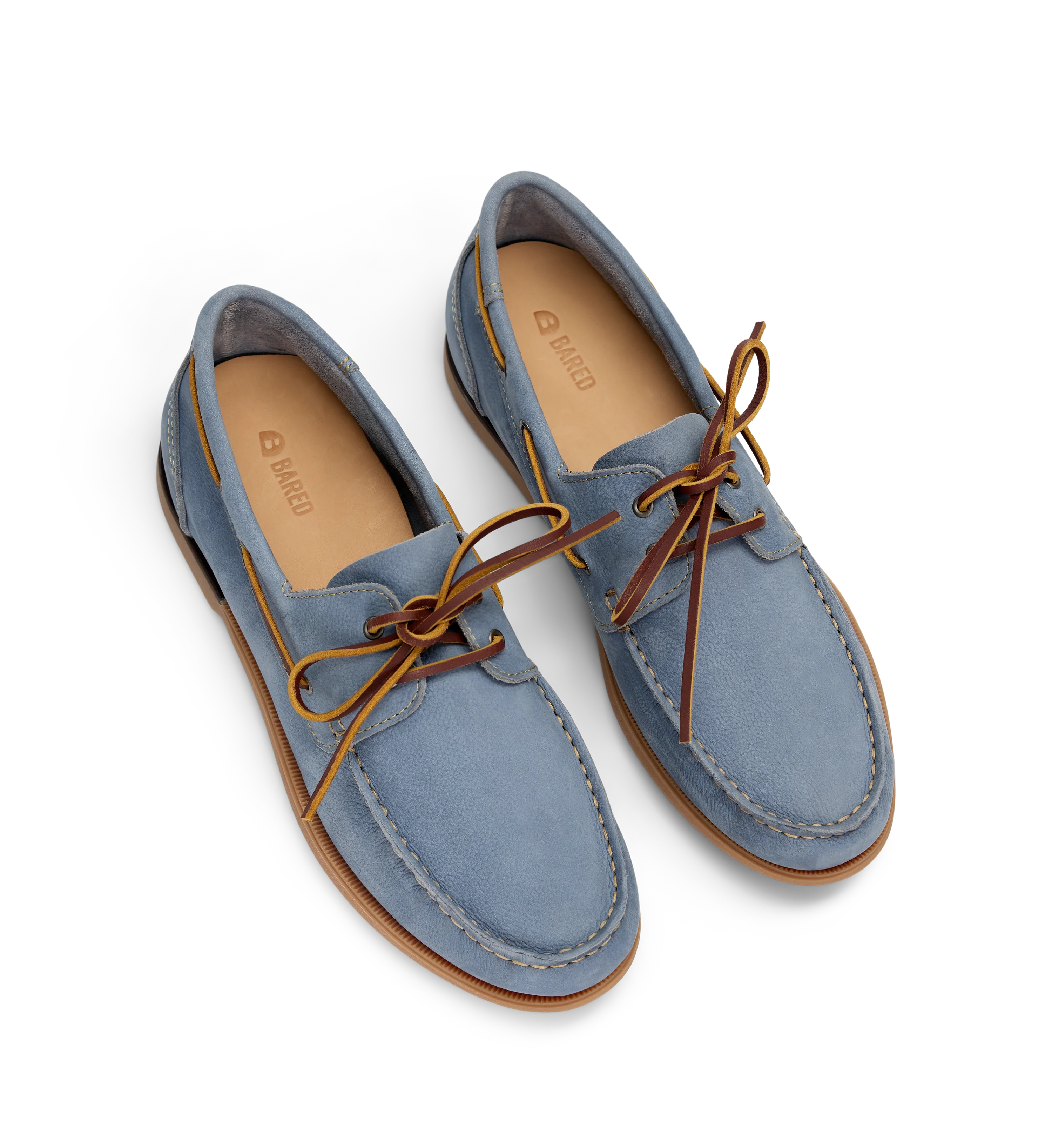 Lithium Light Blue Nubuck Men's Casual Shoes