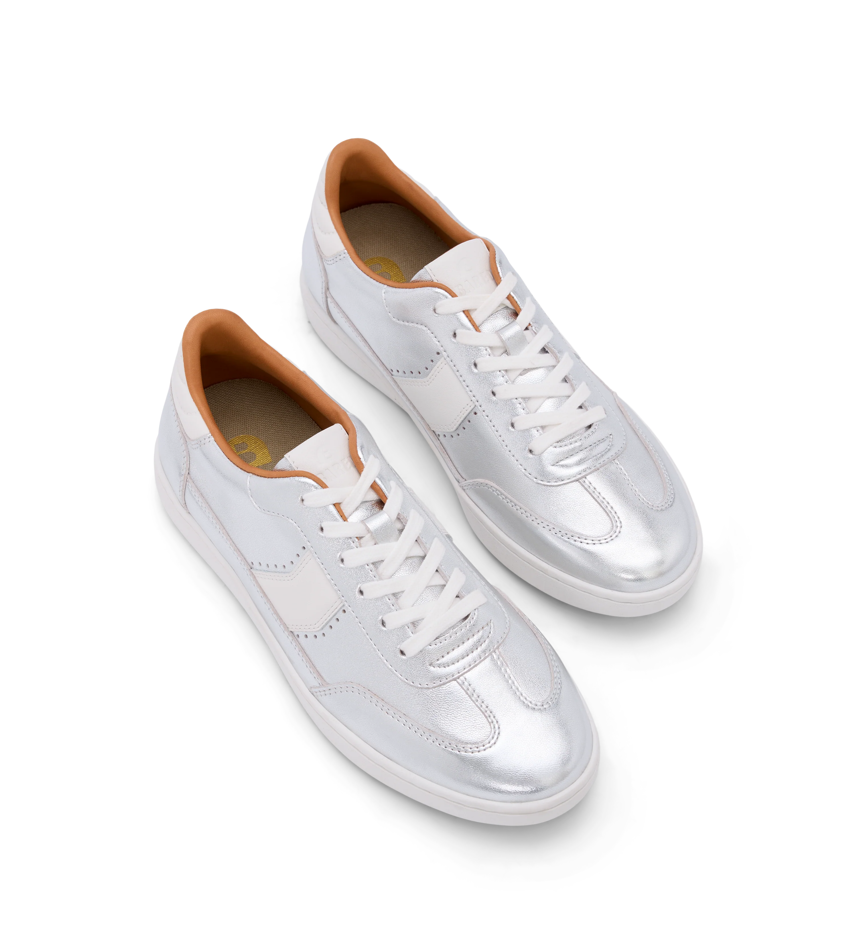 Amakihi Silver Leather Sneakers