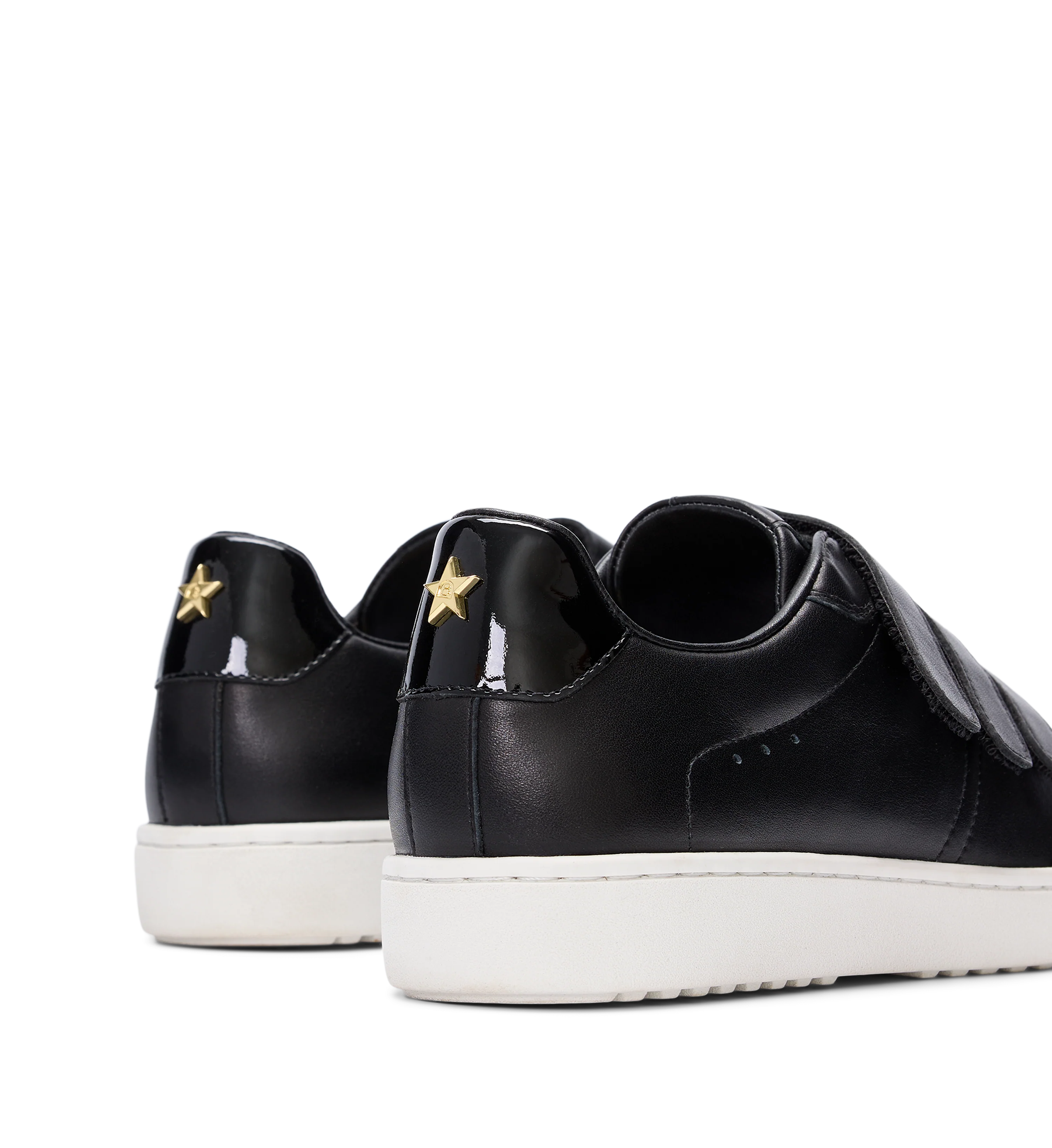 Grandala Black Leather Sneakers