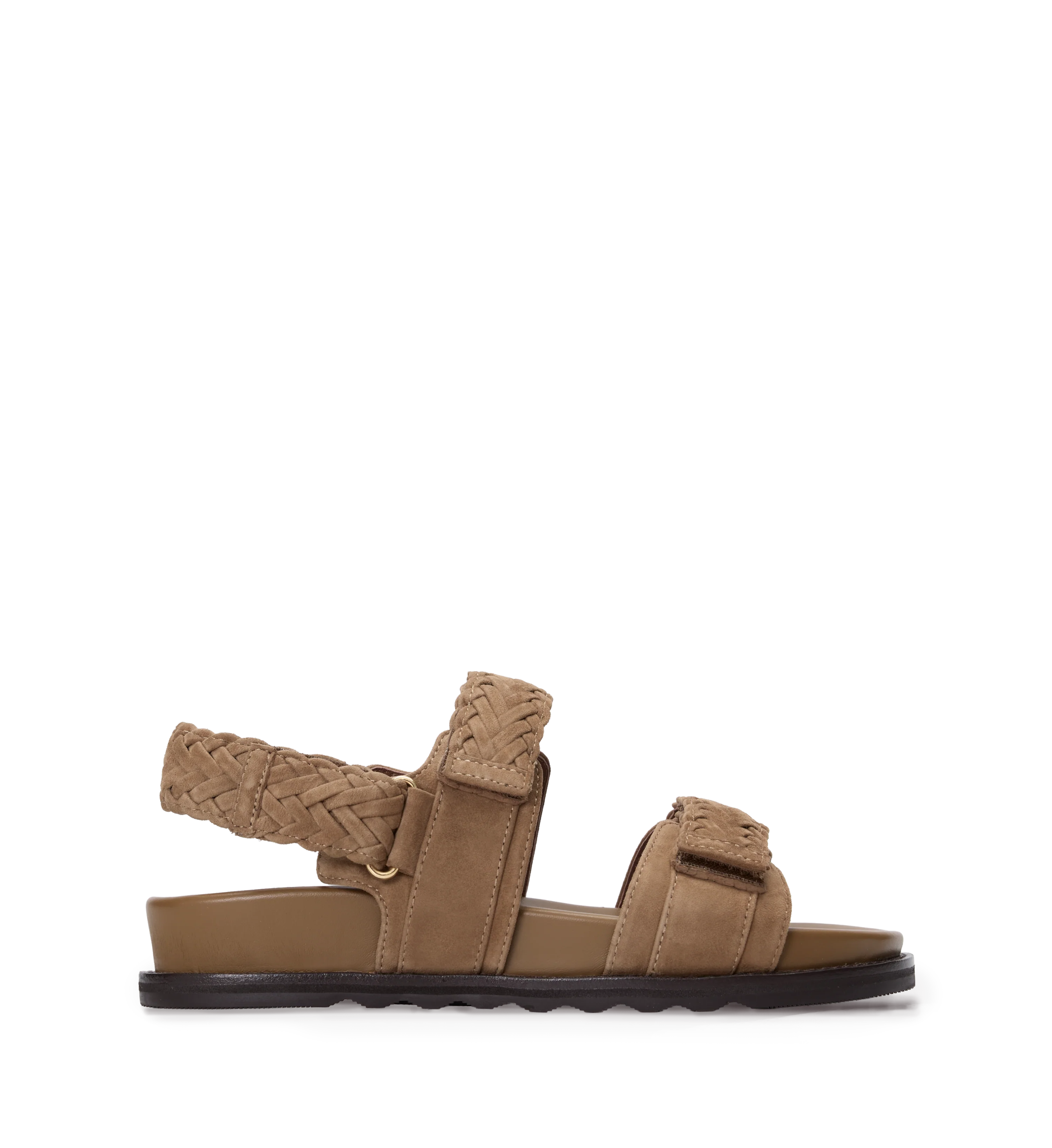 Cygnet Coffee Tan Suede Chunky Sandals