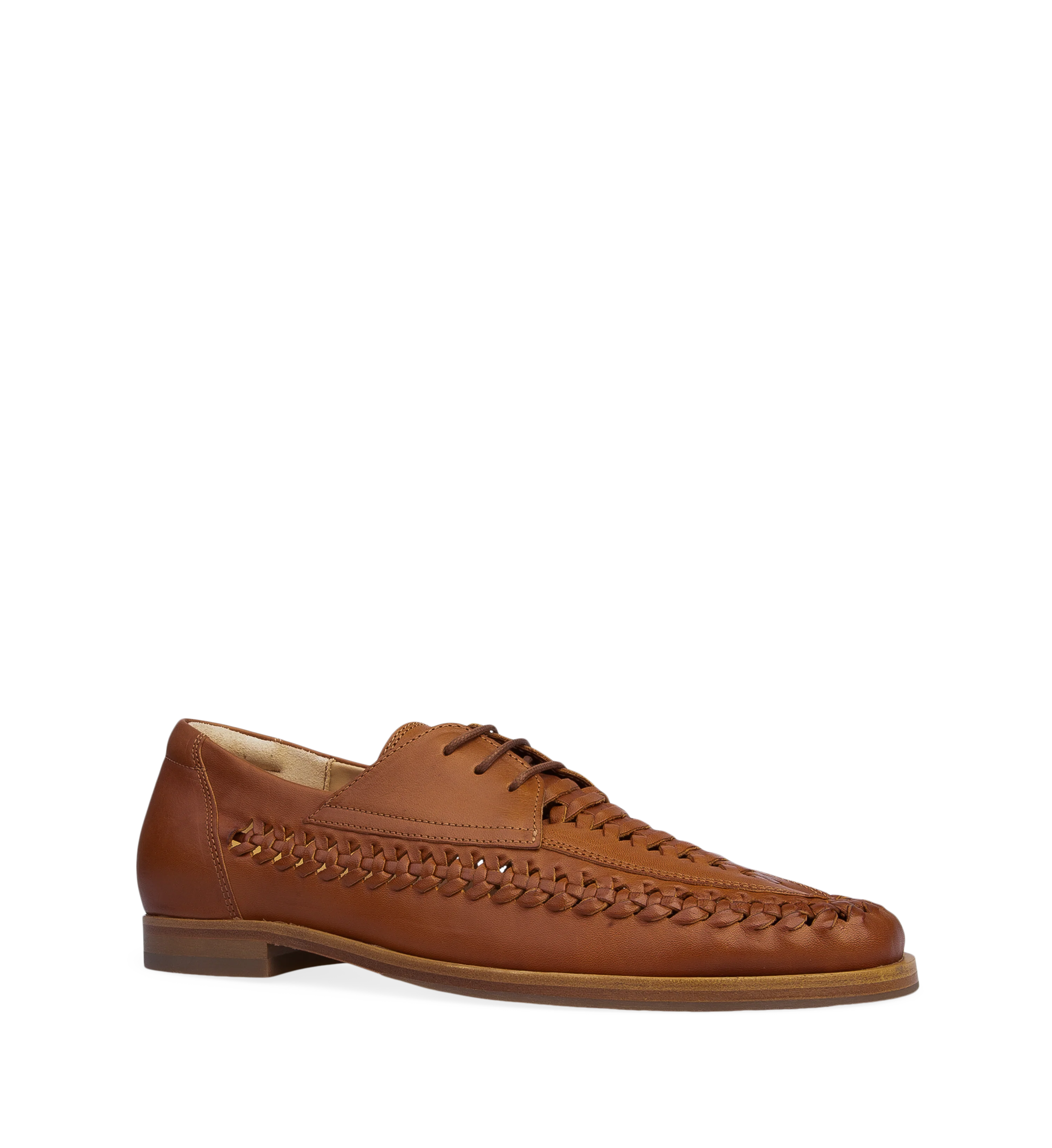 Curium Burnished Tan Leather Boat Shoes