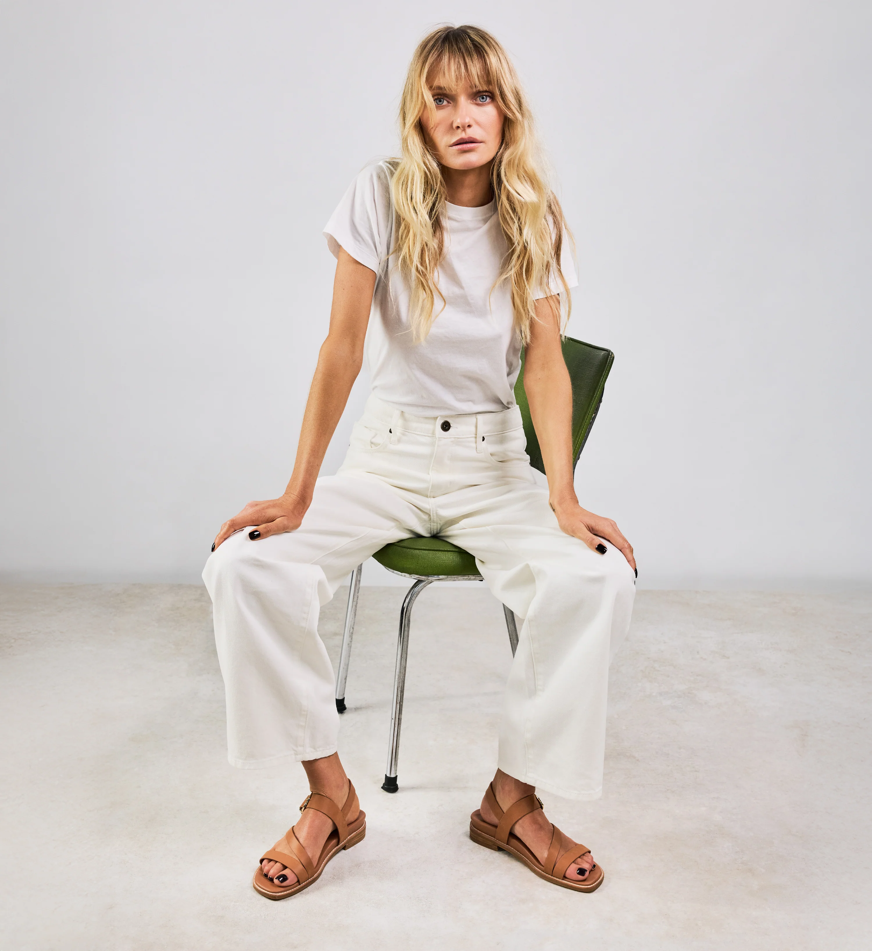 Trumpeter Tan Leather Sandals