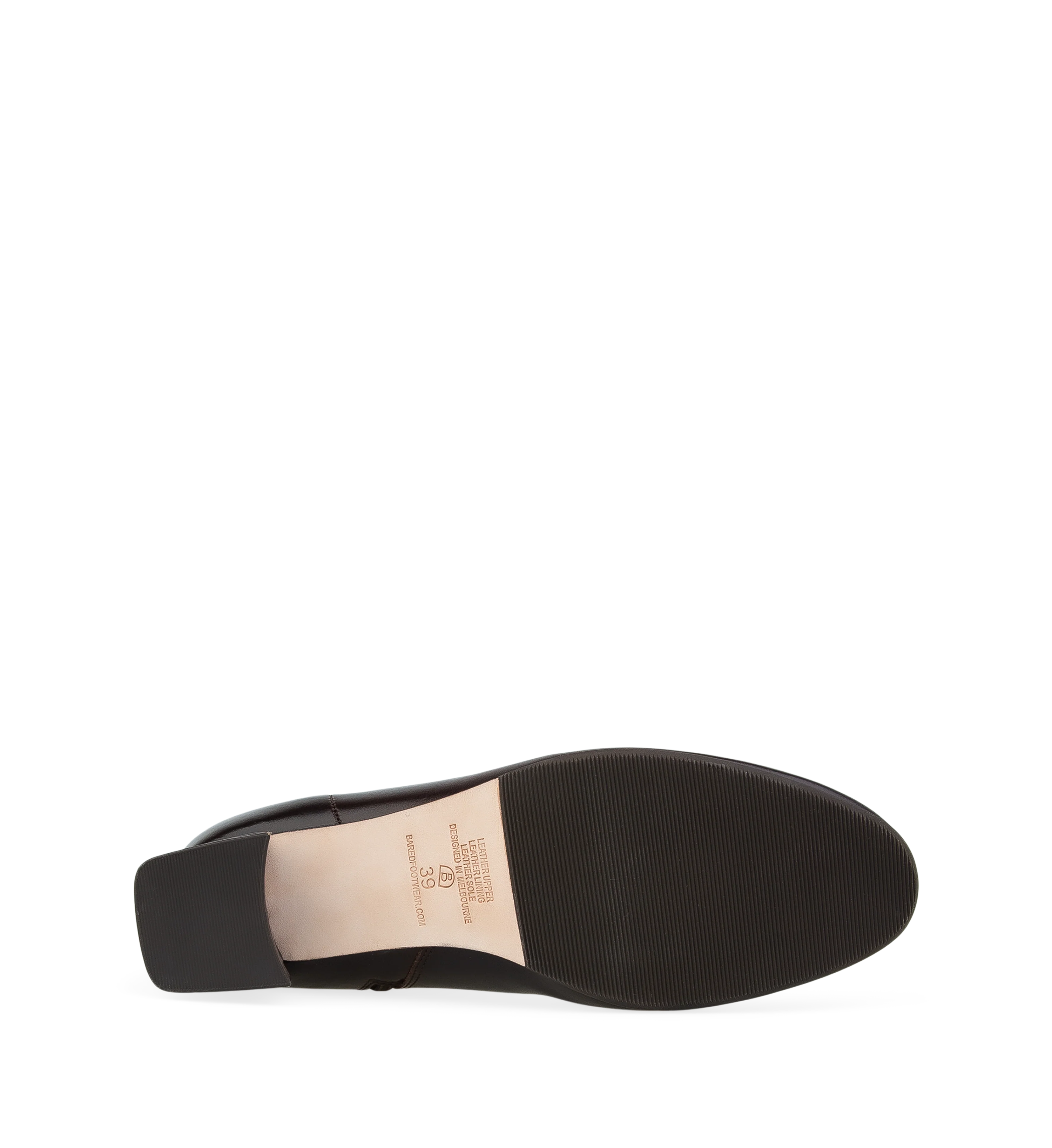 Tachuri Dark Oak Boxed Leather Ankle Boots