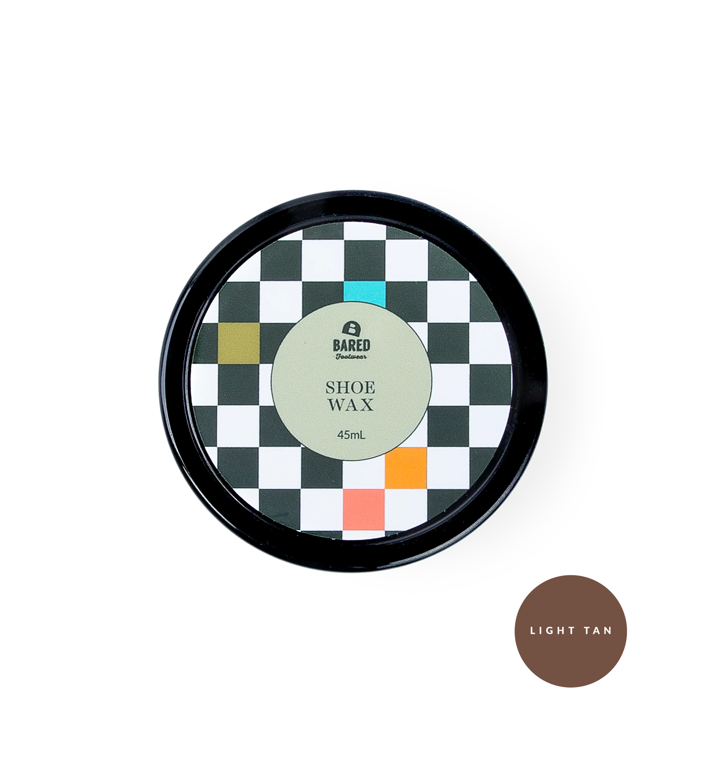 Bared Shoe Wax Light Tan Polish