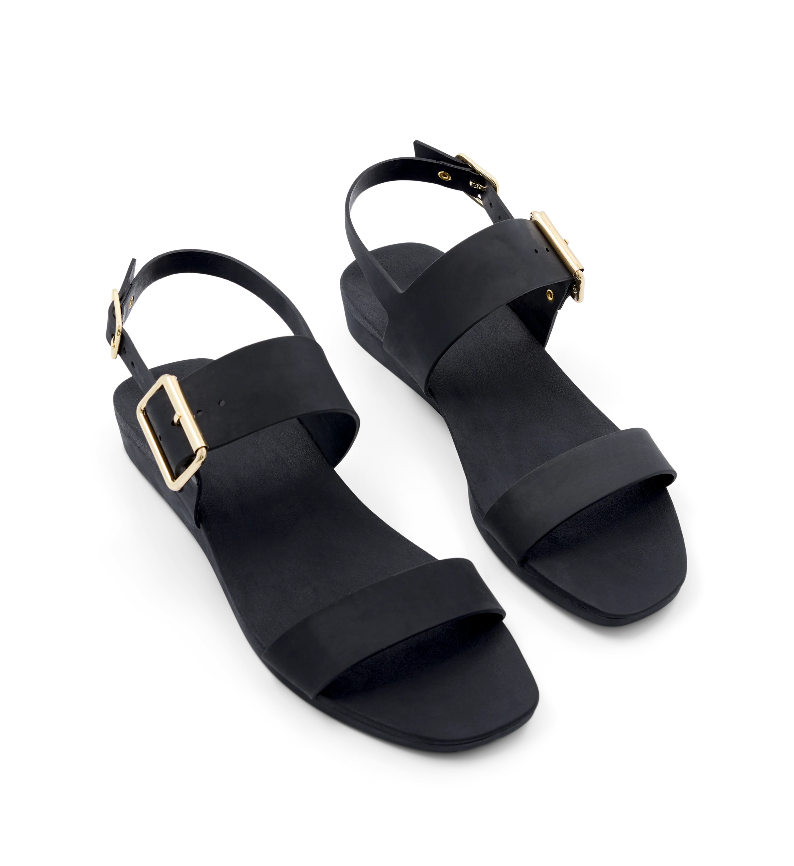 Sanderlings Midnight Rubber Flat Sandals
