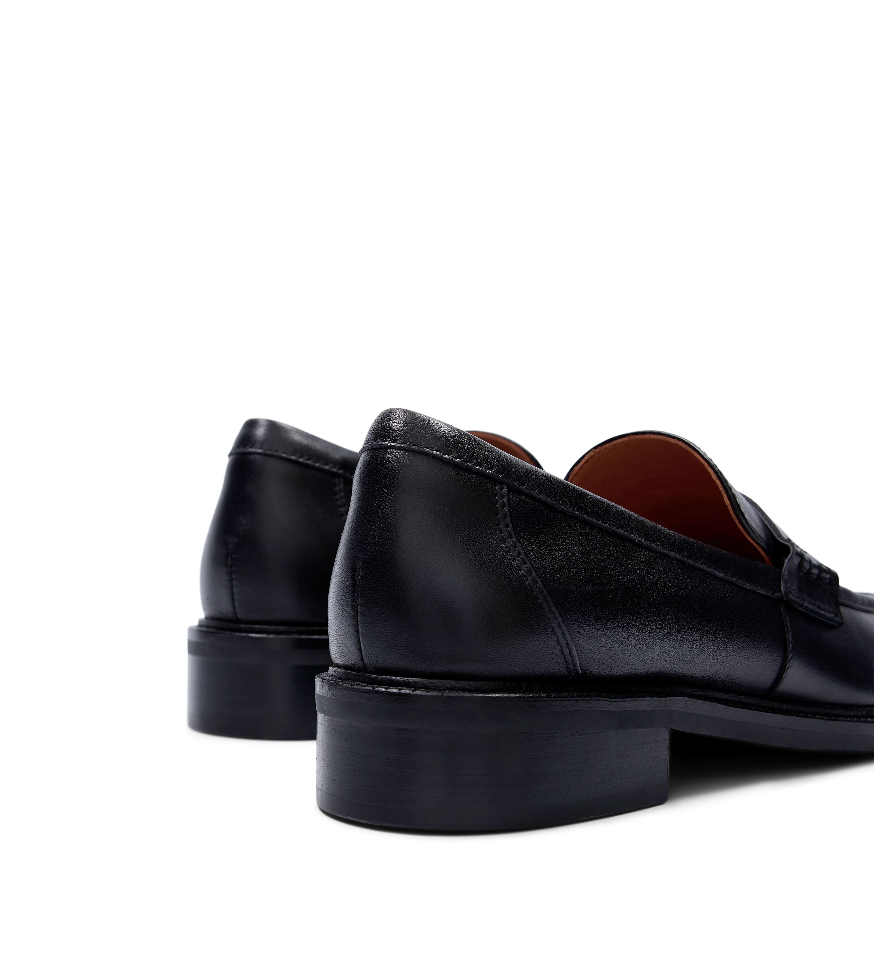 Capito Black Leather Loafers