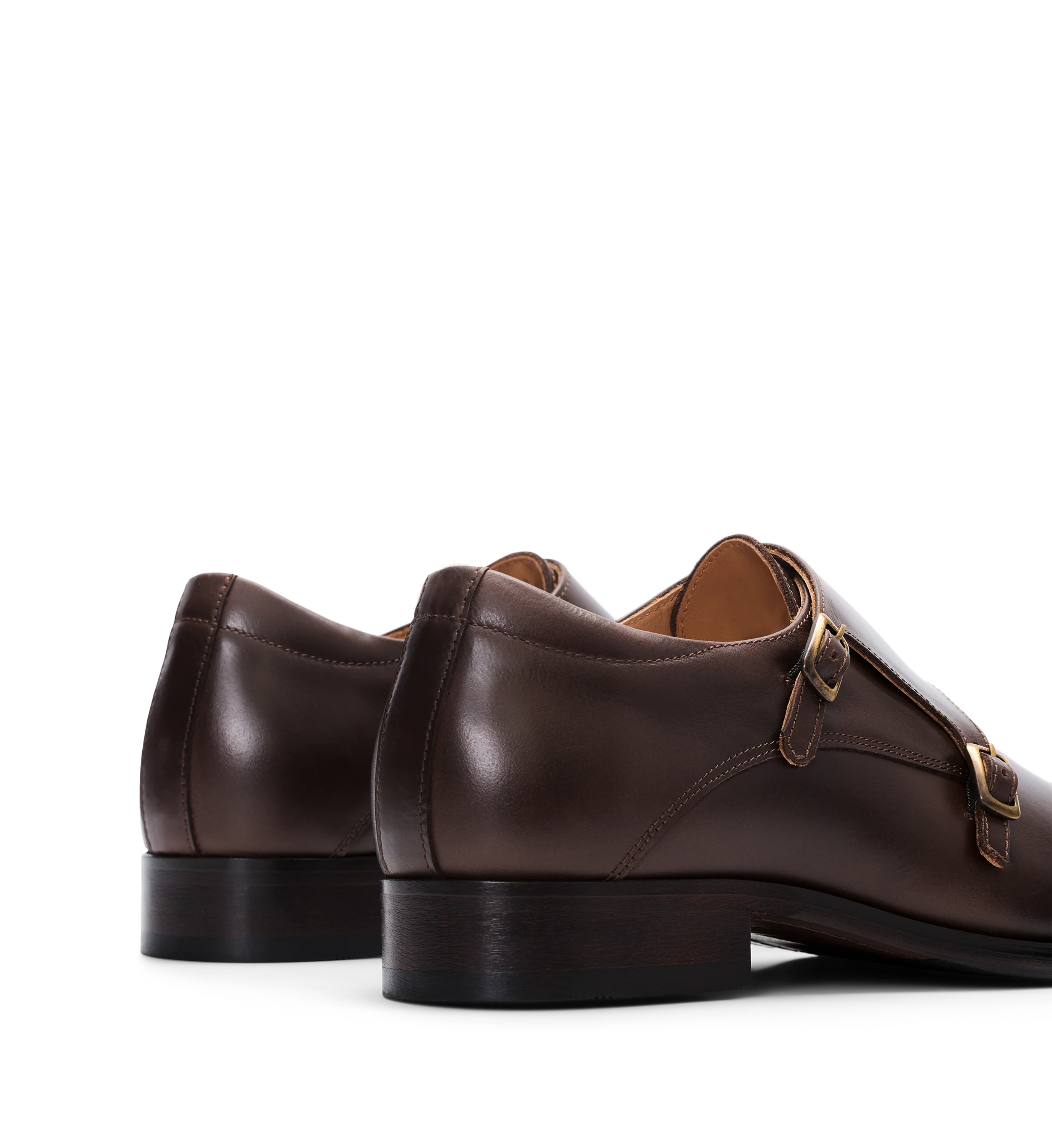Vanadium Chocolate Leather Monks