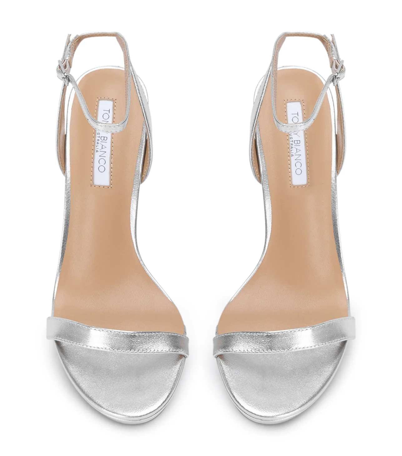 Skye Silver Nappa Metallic