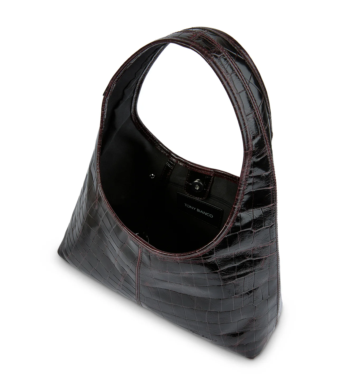 Lula Burgundy Croc Shine