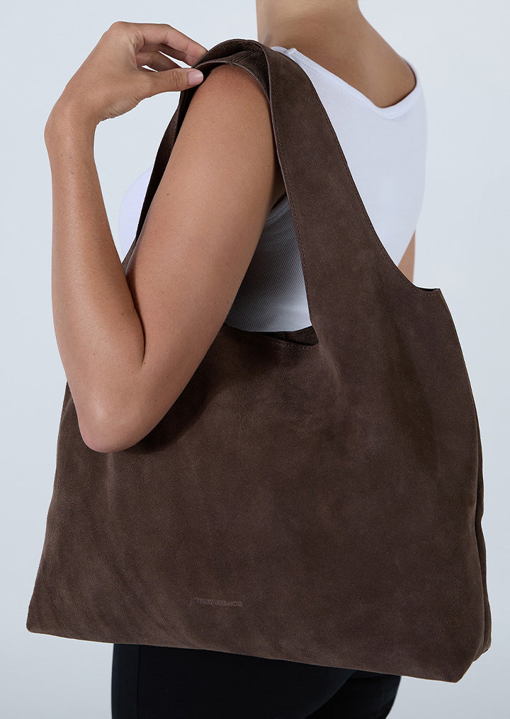Mily Espresso Suede