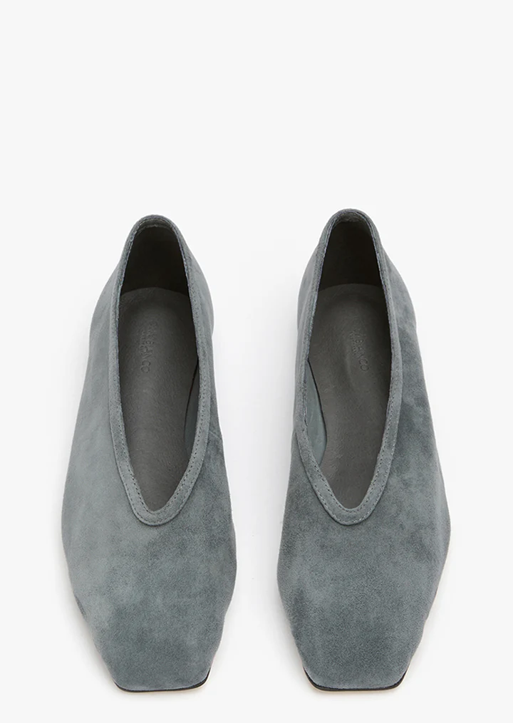 Bianca Steel Suede