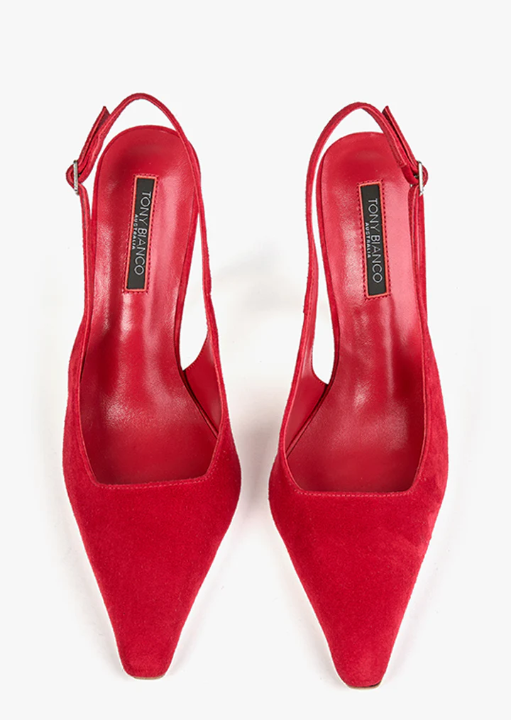Sassy Scarlet Suede