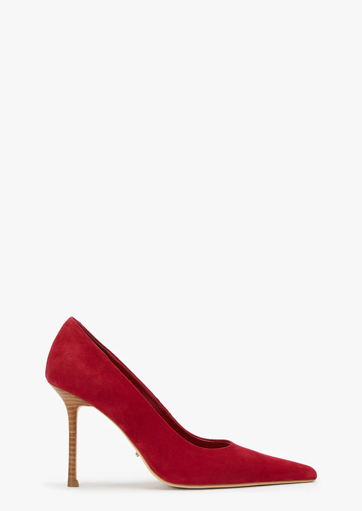 Niki Scarlet Suede
