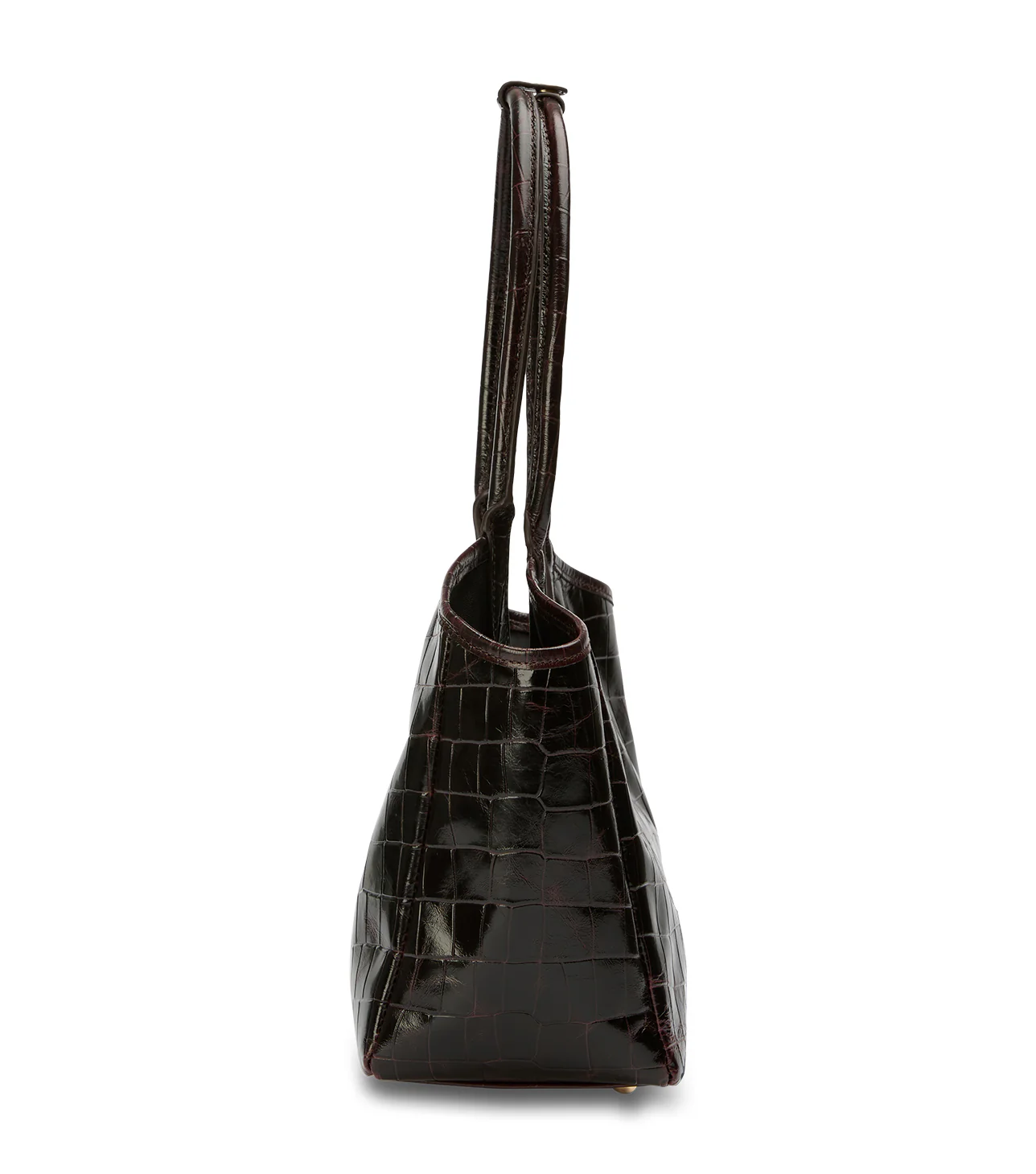 Kiki Burgundy Croc Shine