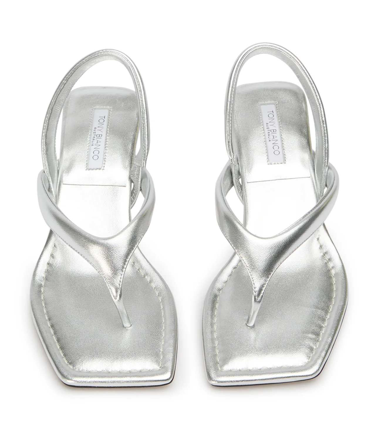 Tara Silver Nappa Metallic