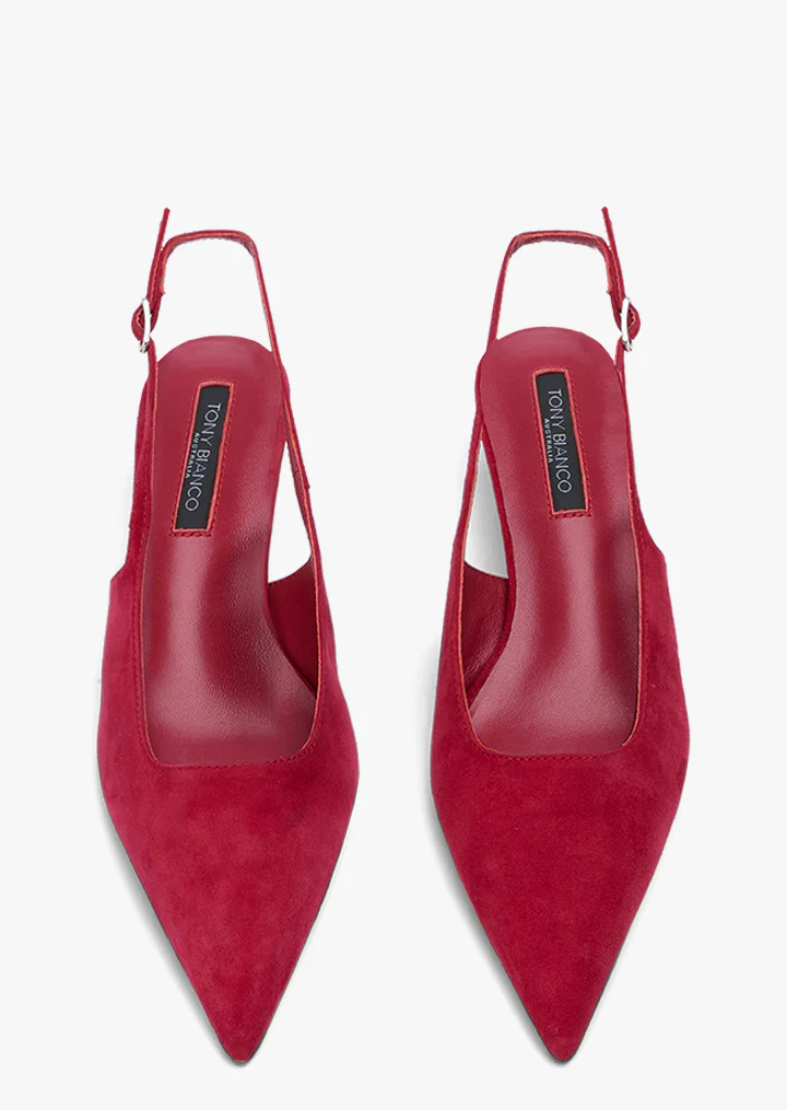 Crush Scarlet Suede