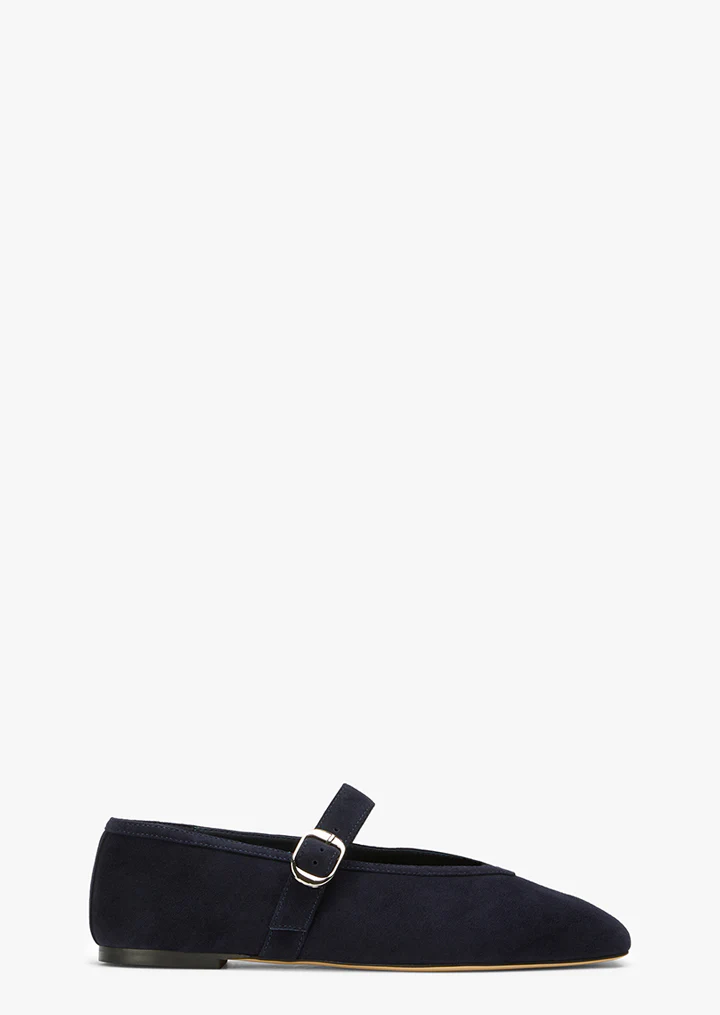 Bobbi Navy Suede
