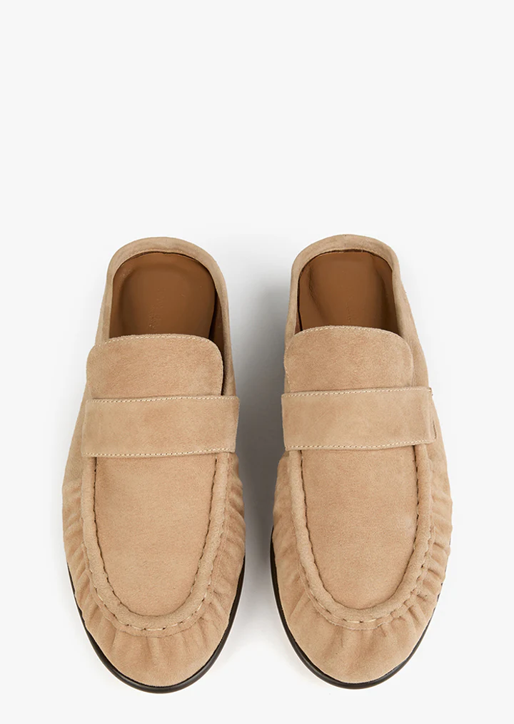 Glacier Wheat Suede