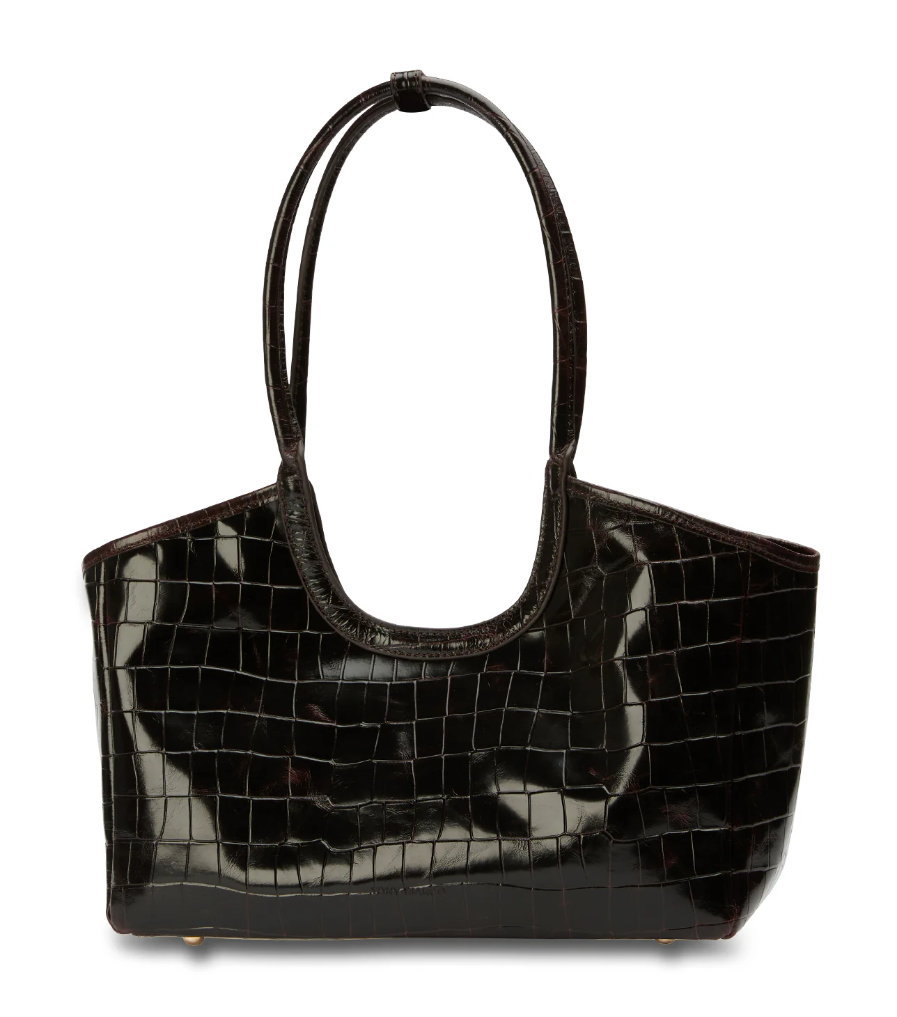 Kiki Burgundy Croc Shine