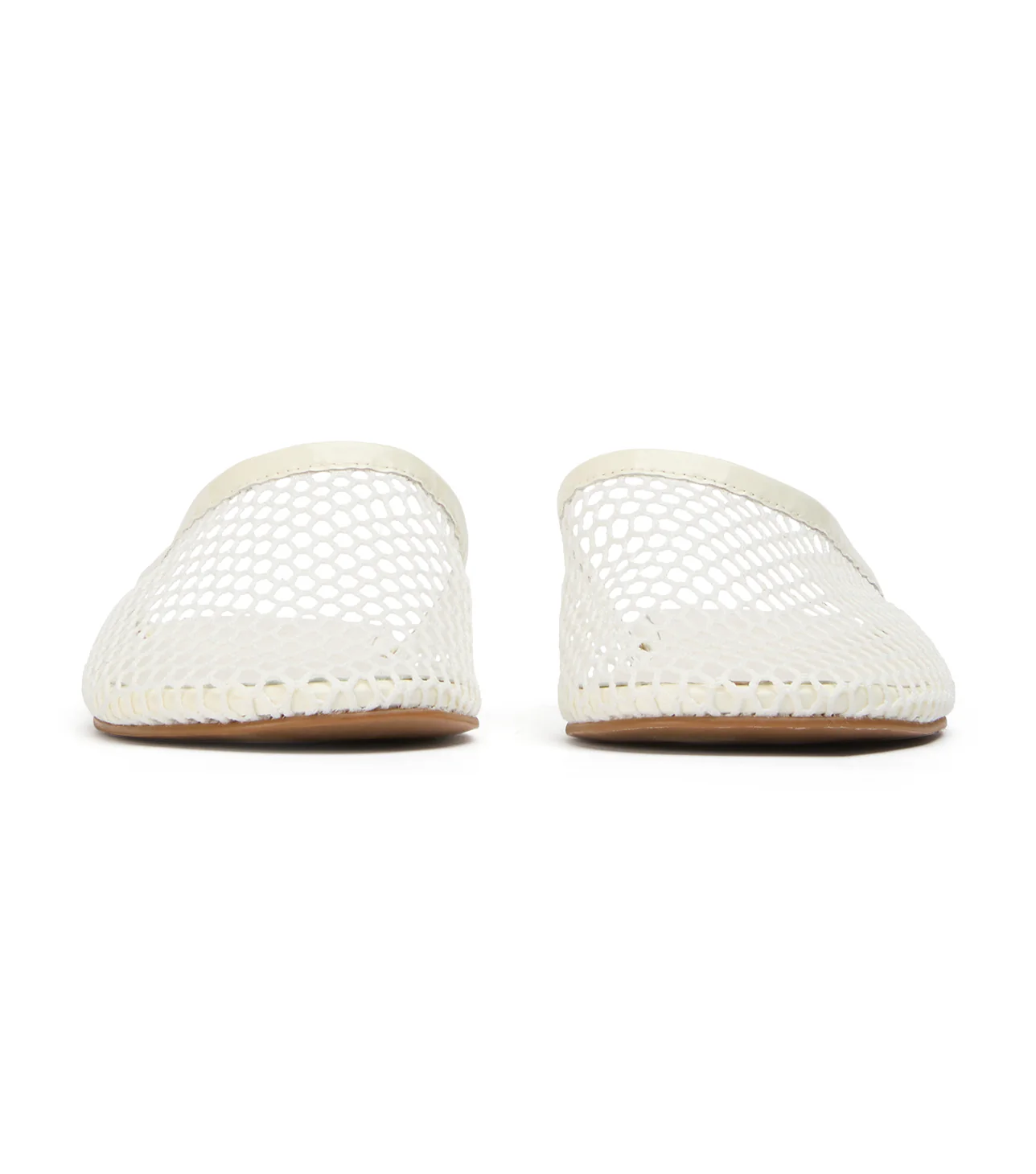 Minaj White Mesh/Patent