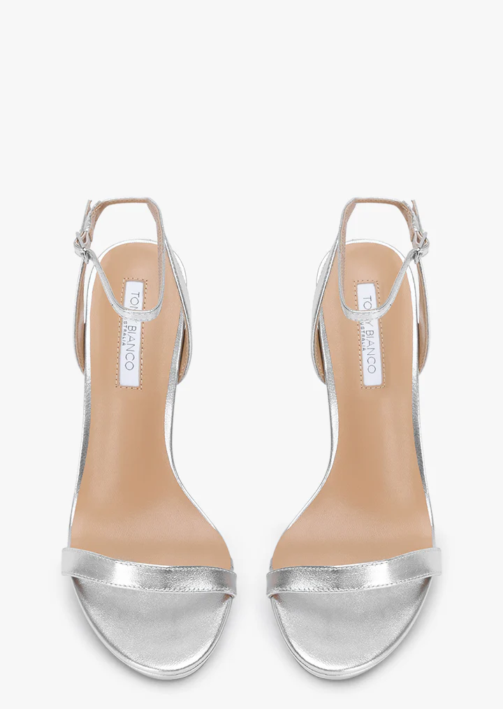 Skye Silver Nappa Metallic