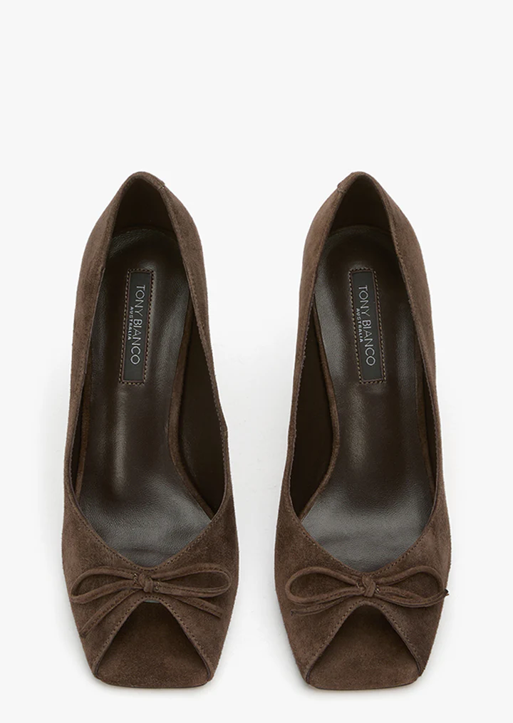 Pearla Espresso Suede