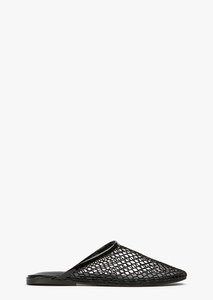 Minaj Black Mesh/Patent