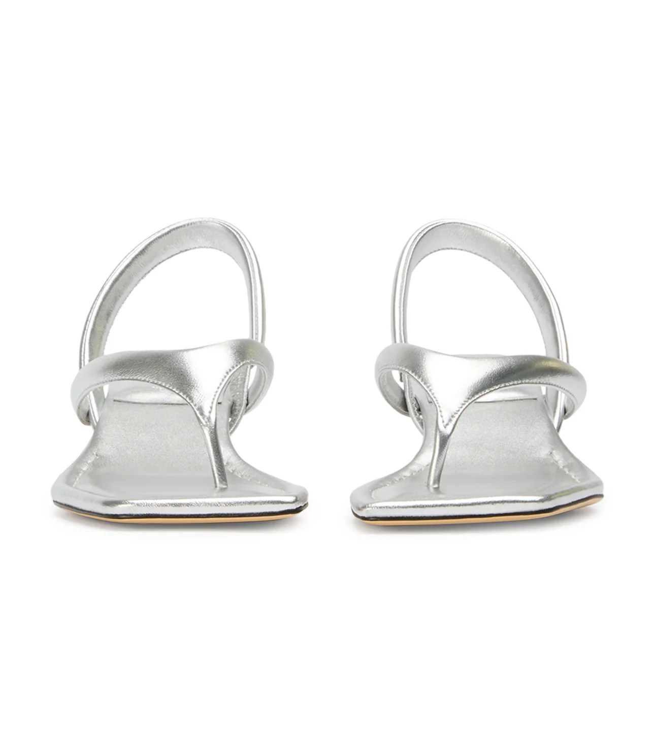 Tara Silver Nappa Metallic