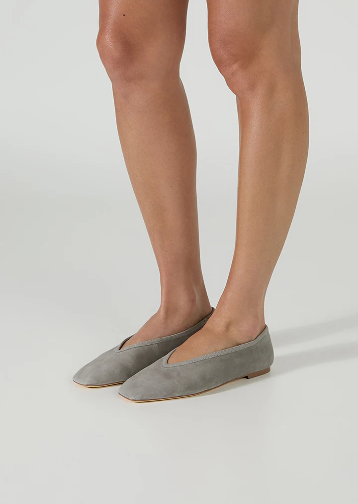 Bianca Grey Suede