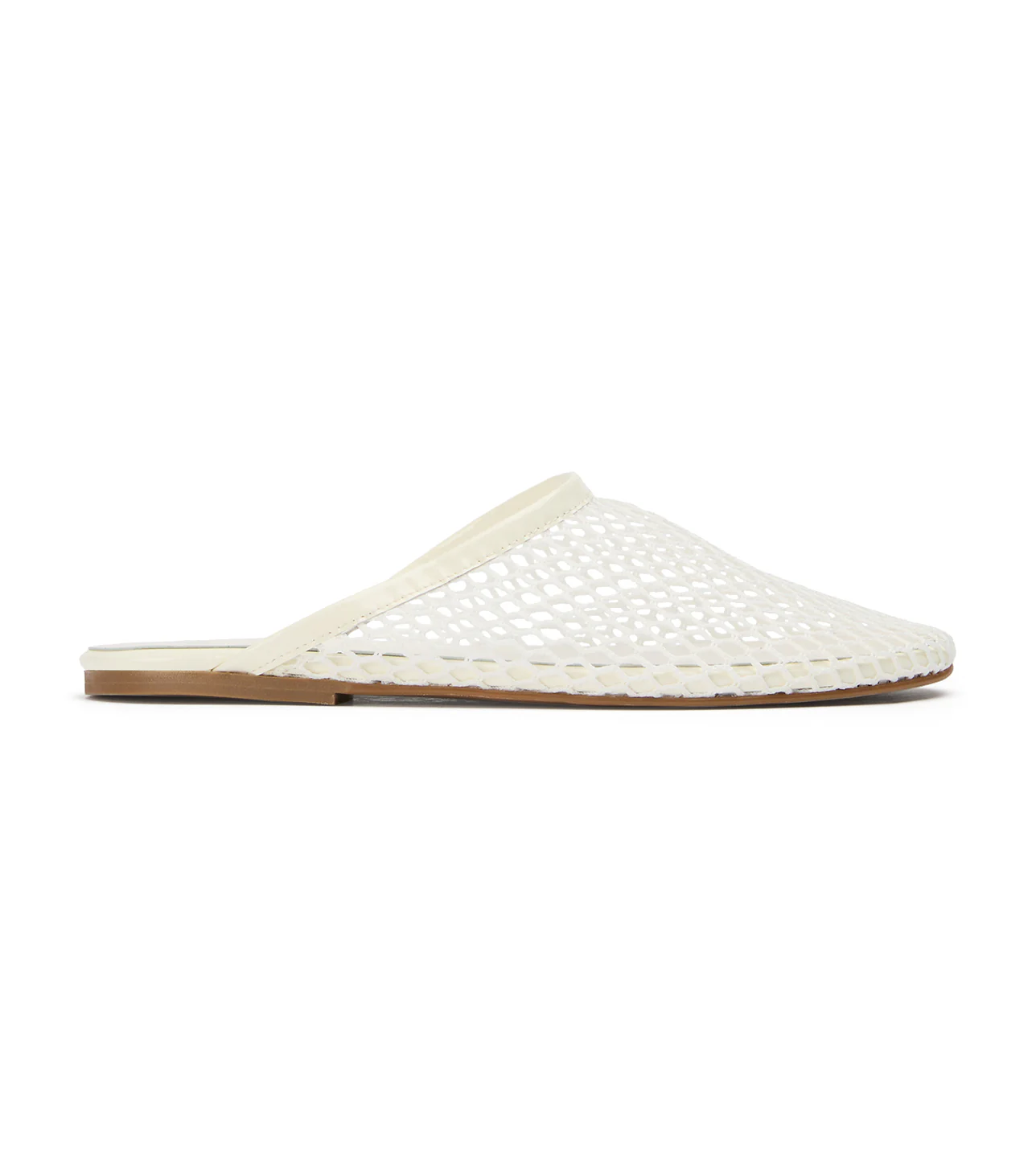 Minaj White Mesh/Patent