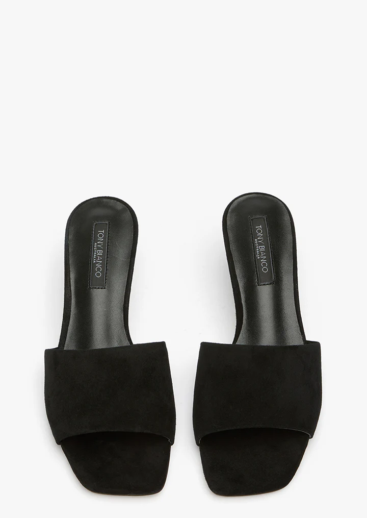 Tate Black Suede