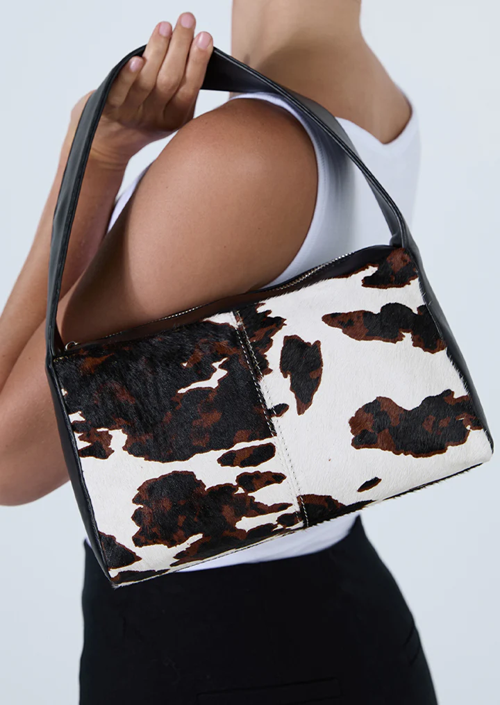 Zoey Multi Pony/Black Nappa