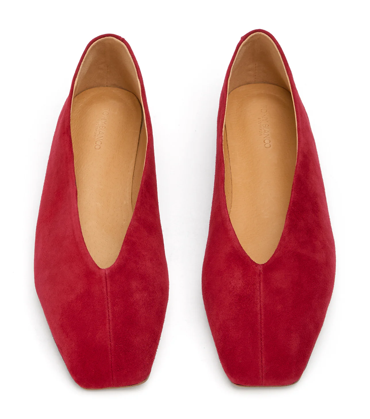 Brash Scarlet Suede
