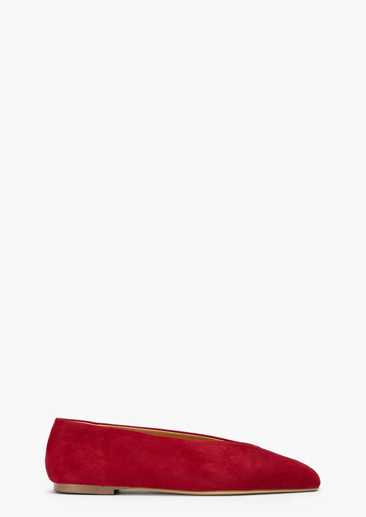Brash Scarlet Suede