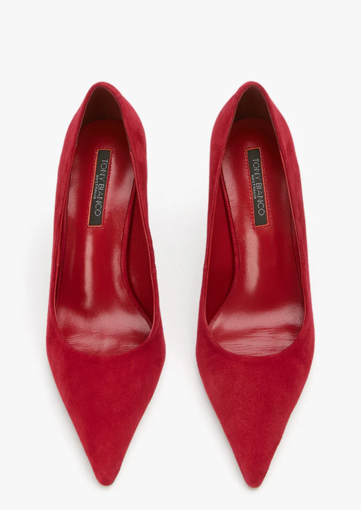 Niki Scarlet Suede