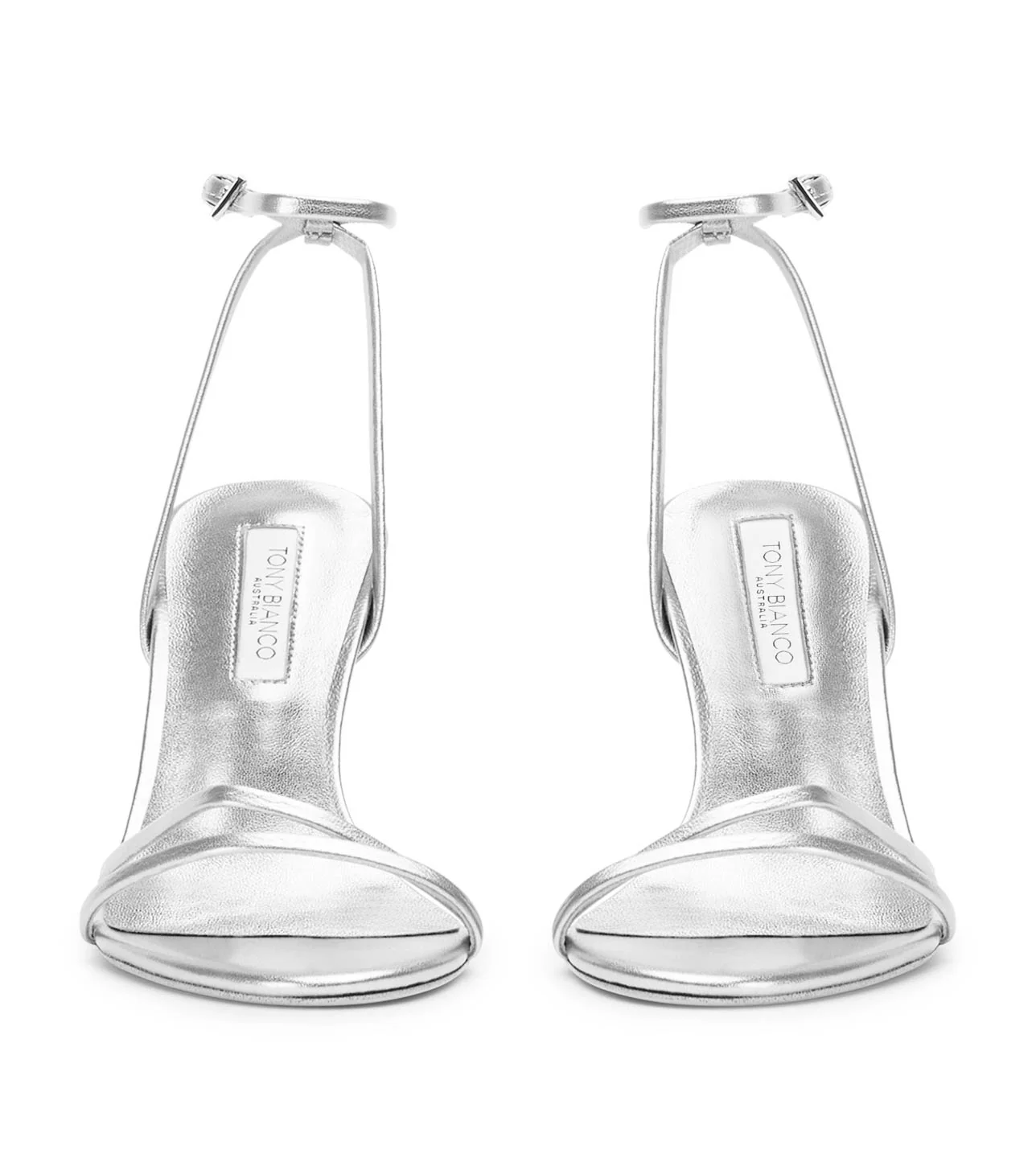 Mariah Silver Nappa Metallic