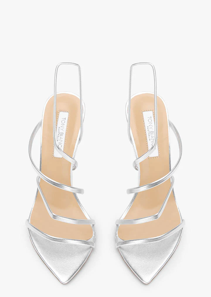 Milana Silver Nappa Metallic