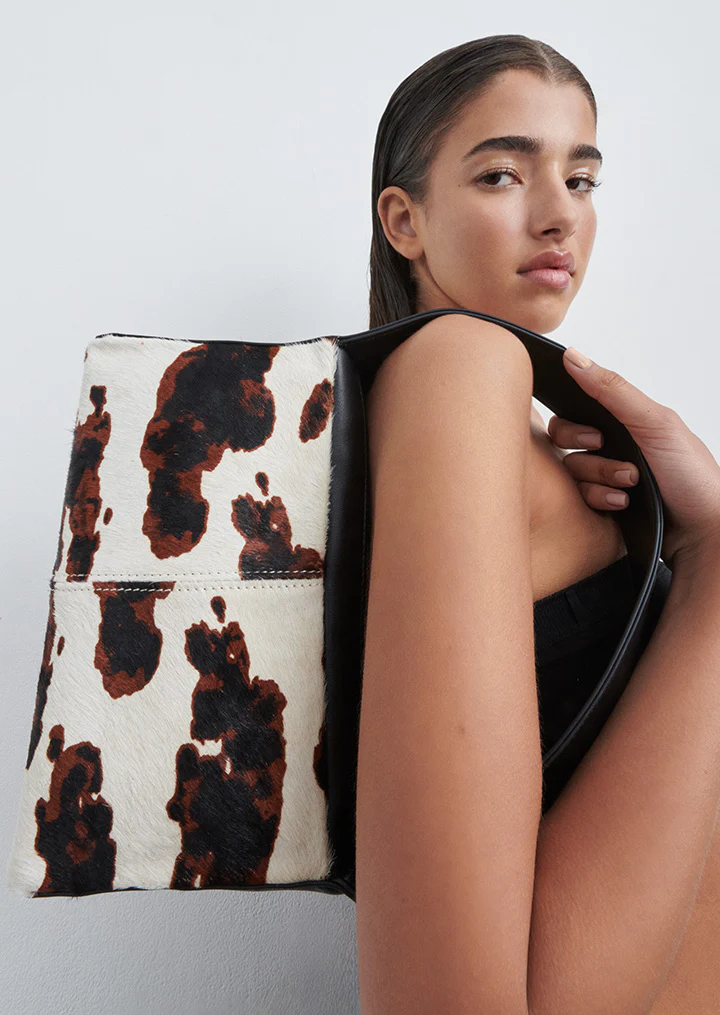 Zoey Multi Pony/Black Nappa