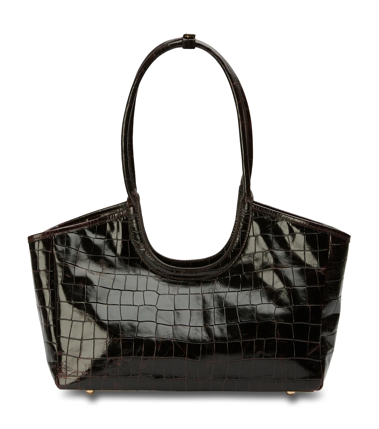 Kiki Burgundy Croc Shine