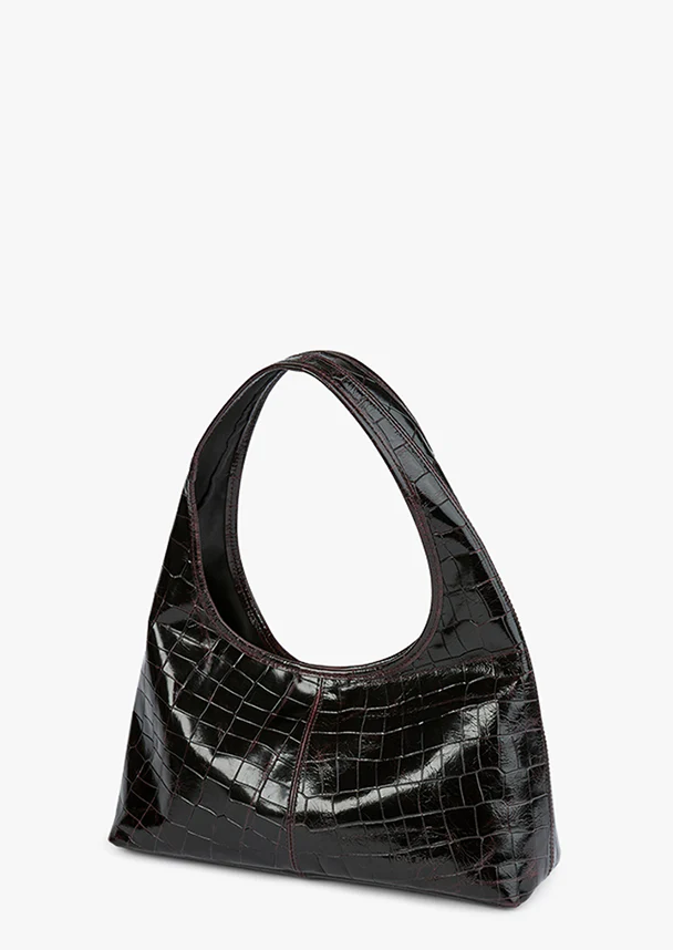 Lula Burgundy Croc Shine