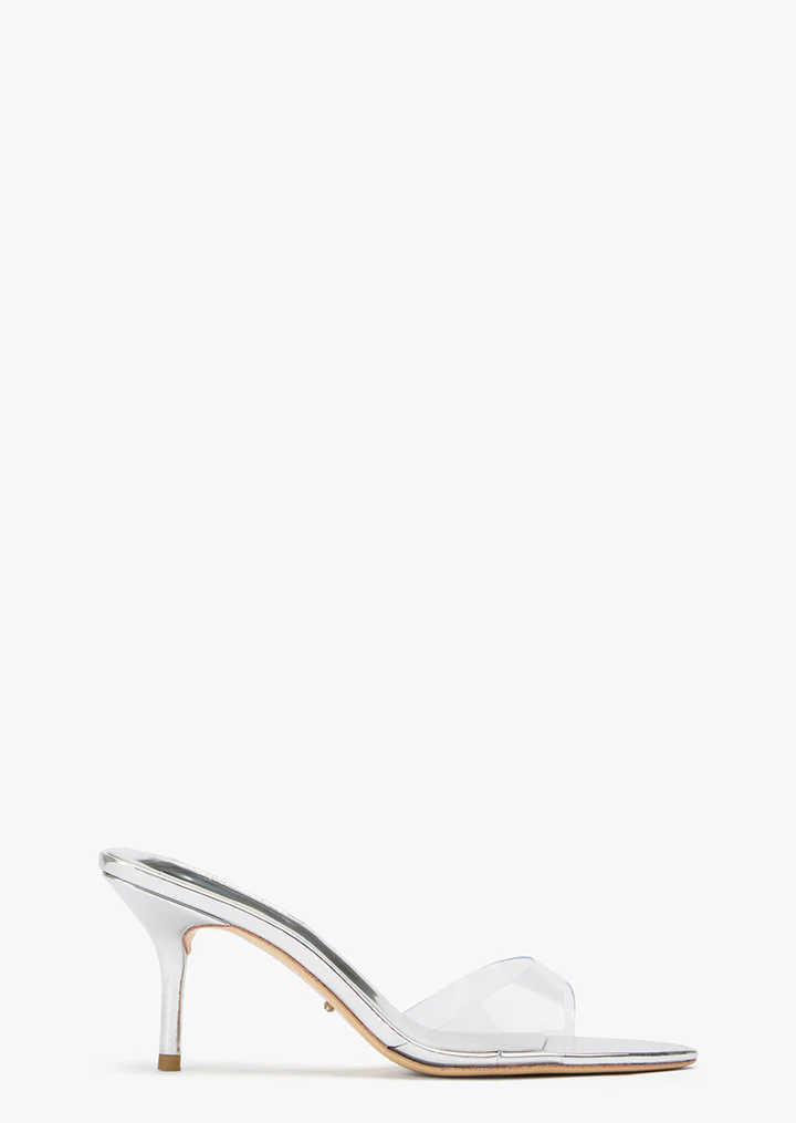 Hallie Clear Vinylite/Silver