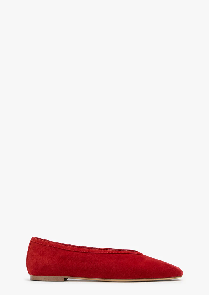Bianca Red Suede