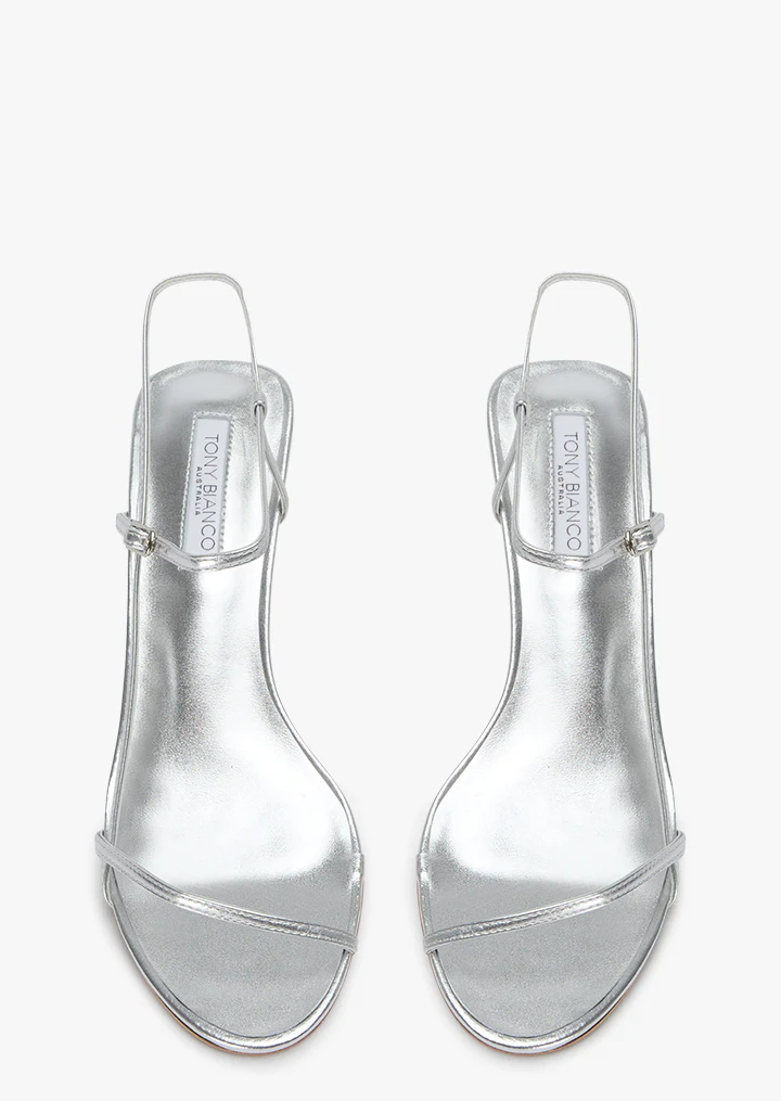 Caprice Silver Nappa Metallic