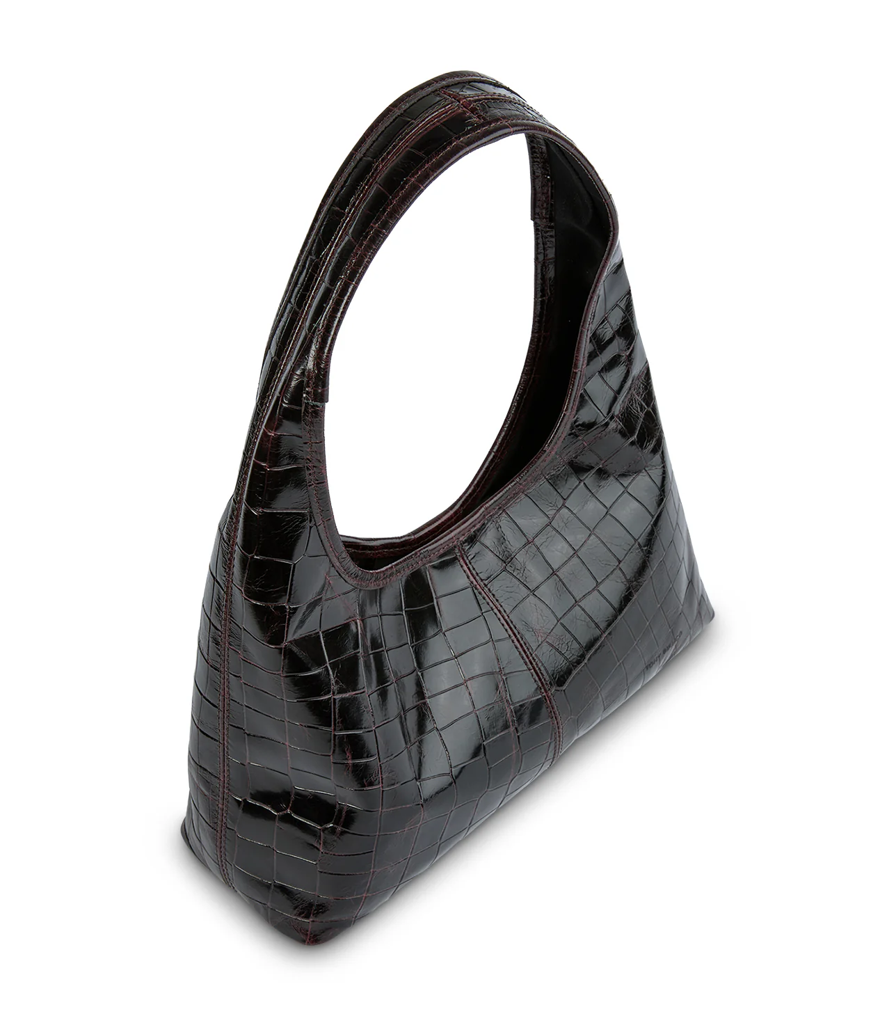 Lula Burgundy Croc Shine