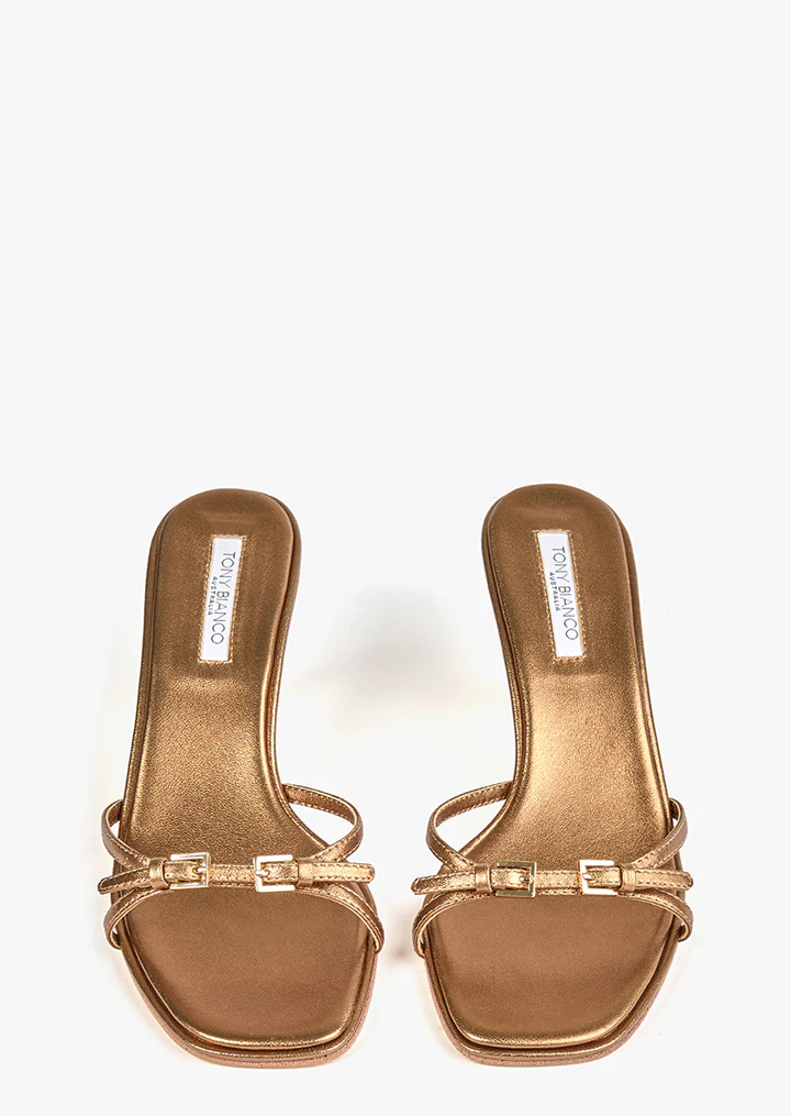 Angie Bronze Nappa Metallic