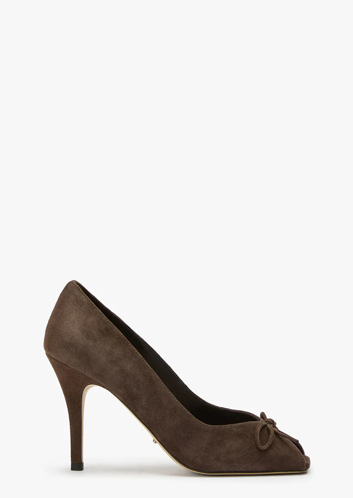 Pearla Espresso Suede
